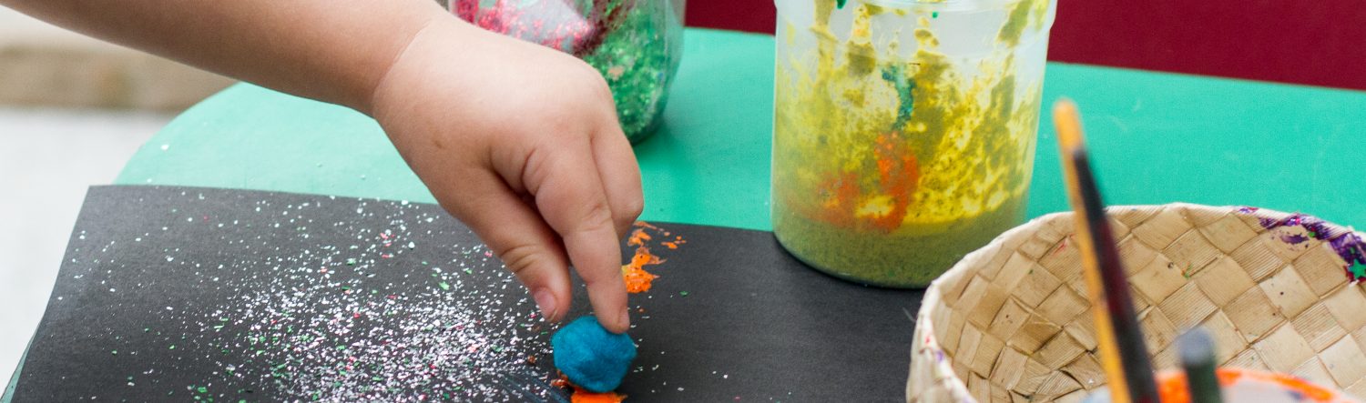 Te Pahu Preschool Children painting
